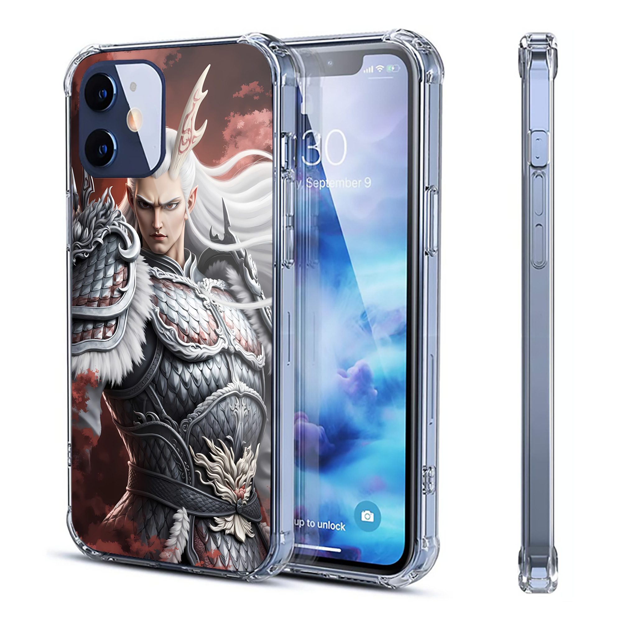 （画像用） Ne Zha 2 ナタ 魔童の大暴れ 【iPhone 12シリーズ対応】透明スマホケース（クリアソフトケース）
